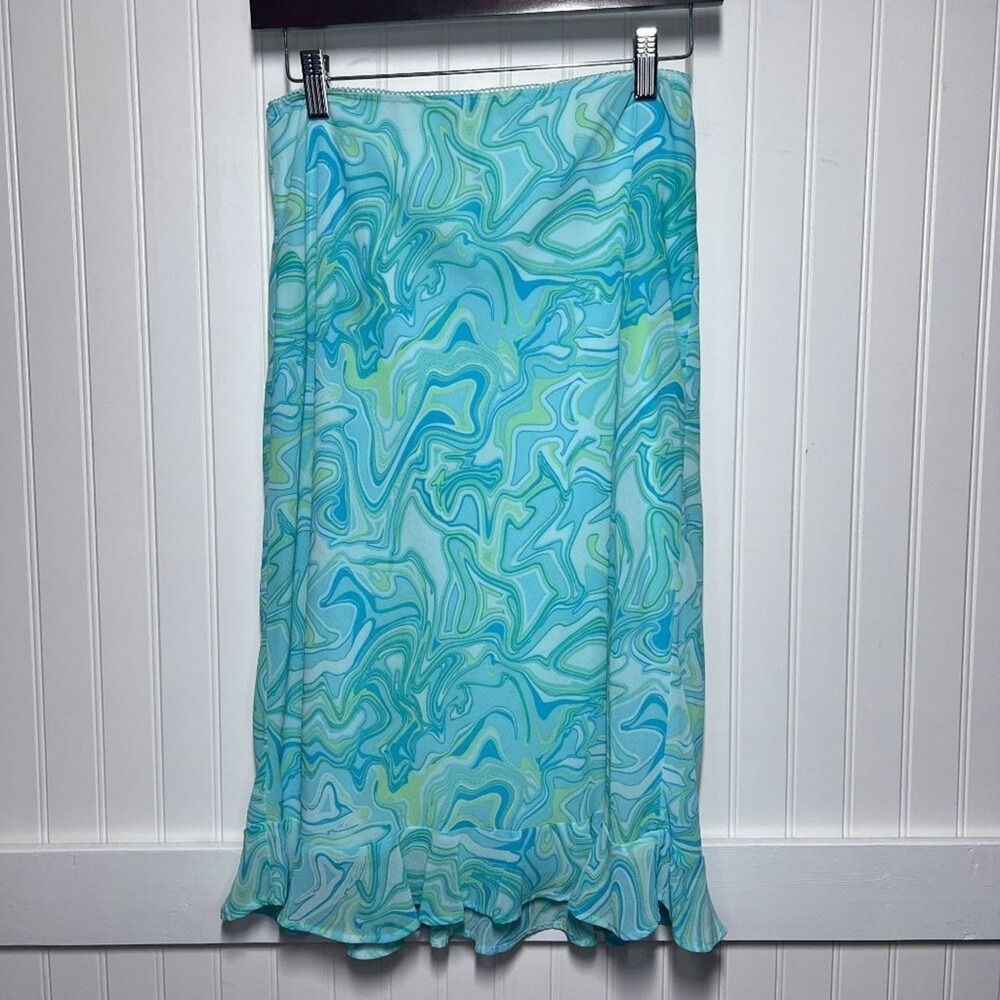Wild Fable Y2K Skirt Fairy Swirl Psychedelic Hippie Straight Mermaid Coquette